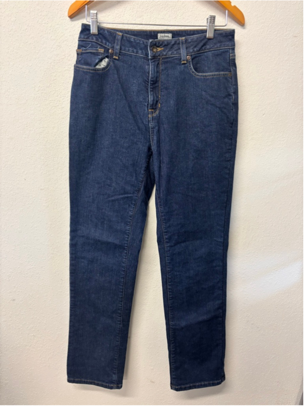 Vintage L.L.Bean Classic Fit Straight Leg Jeans Size 10 thick lined winter